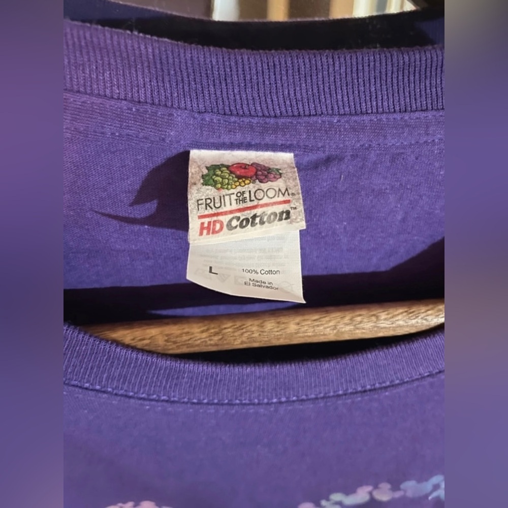 Disney Purple 50th Anniversary T-shirt - Picture 2 of 2